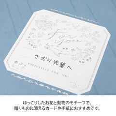 MIDORI sticker transfer foil gift pattern 82651006