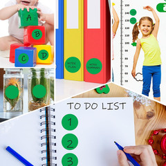 1000 Pack, Green Dot Stickers 1 Inch round Circle Labels Garage Sale Stickers