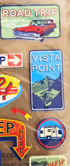 2013 Sticko 11pcs Flat Stickers COAST TO COAST Road Trip Theme, BRAND NEW