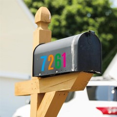 Easy-To-Apply 50PCS Self-Adhesive Number Stickers – Ideal for Outdoor & Indoor
