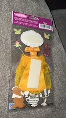 Disney+EK Success Belle Princess Scrapbook Dimensional Sticker Fabric Dress New