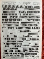 Four Letraset INSTANT LETTERING Transfer 42pt Bernhard Antique Bold Condensed 1