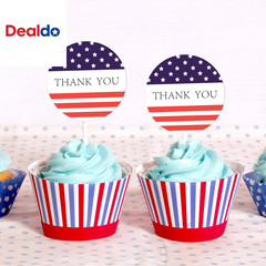 American Thank You Stickers, 500PCS American Flag Stickers, 1 Inch round Thank Y