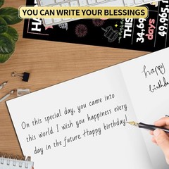 Joycard 95th Birthday Card with Envelope, 95th Birthday Decorations for Women…