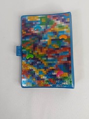 Vintage Stickopotamus Colorful 6-Ring Binder 12 Sticker Pages Scrapbook