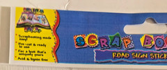 Scrap Booking Road Sign Stickers 40-Pack