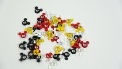 Disney Scrapbook Card Making Disney Buttons and Rivets Red Yellow White Black
