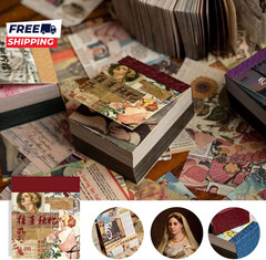 400Pcs Junk Journal Vintage DIY Material Paper Journaling Supplies Scrapbooking