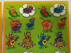 3 Sheets VINTAGE AGC, Inc FROGS and ANTS Picnic Relaxing Summer Activity’s