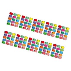 10 Sheets Blank Price Labels 3X2Inch Colorful Price Sticker For Store