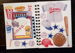 SMALL STICKERBOOK 1 HANDMADE STUCK STICKERS VINTAGE RETRO NEW