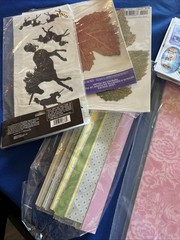 Card Making Scrapbooking Huge LOT – Stickers and Embellishments Ann G Weaving Et
