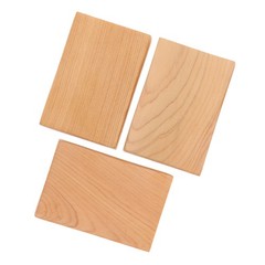 3Pcs Unfinished Yellow Wood Blocks DIY Craft Wood Cutouts Rustic Party Decor