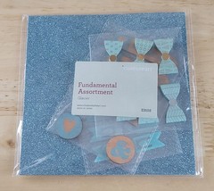 CMTH FUNDAMENTAL ASSORTMENT Embellishments Lot of 4 Red-Blues-Gold
