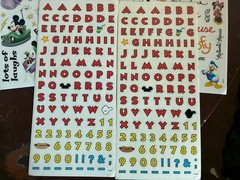 Vintage Sandylion Stickers Mickey Mouse Minnie Goofy Lot Journal Scrapbook New