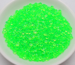 2000 Soft Green Acrylic 4mm Diamond Confetti Wedding Deco Supplies Table Scatter