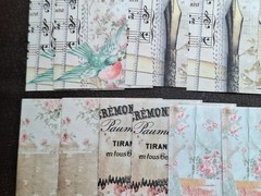 200 Pc Ephemera Petite 2 3/4 X 2 3/4 Dec Garden Series Floral Paper Pack Pack A