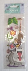 NEW EK SUCCESS JOLEES DIMENSIONAL STICKERS HIPPO MONKEY