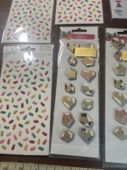 Mrs GROSSMANS Amy Tangerine Birthday Wishes sticker sheet Lot Of 7 Sheets