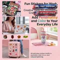 800Pcs Cute Scrapbook Stickers Travel Japanese Sticker Book for Adult Kawaii …