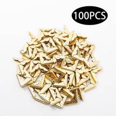 100 Pcs 20mm Gold Metal Book Corner Protectors Vintage Photo Corner Protector