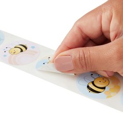 1000 Pieces Bumble Bee Stickers for Kids, Classroom Reward, DIY Crafts, Round…