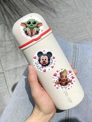 500 pcs Sticker Roll Cartoon Disney Breakthrough Mix Semi Gloss Self Adhesive