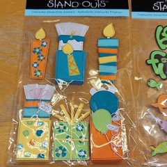 Lot Of 7 New Stand-out Paper Sculpture Stickers By Provo Craft Lot 2