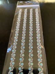 DIY SELF-ADHESIVE CRYSTALS BORDER CRYSTAL STRIPS 4 PCS