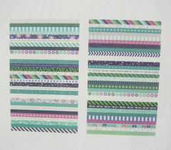 Winter Wonderland Washi Tape Book 54 Designs = 6 Sheets x 9 styles ea Pebbles L6
