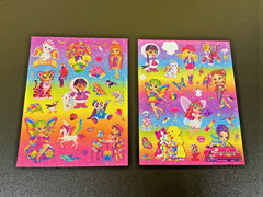 Vintage Lisa Frank Sticker Sheets Lot 90’s/2000’s #2