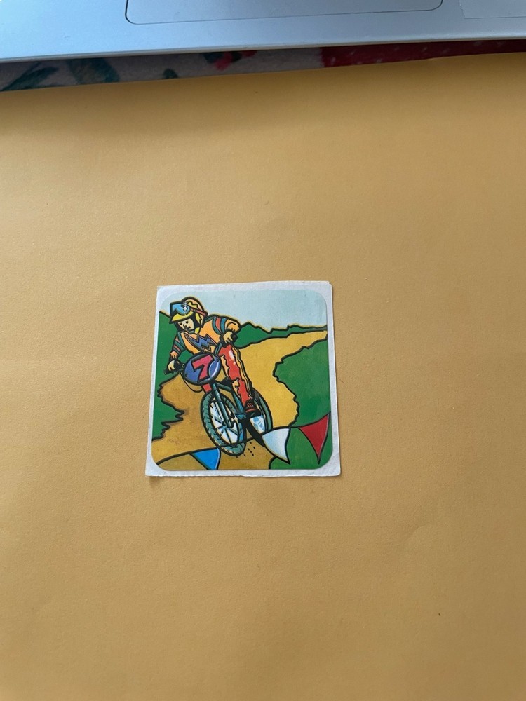 Vintage 1980s Motorcross Bike Sticker