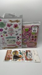 Assorted Sticker Collection Kids & Adults 3D Puffy Laser Inspirational Themes