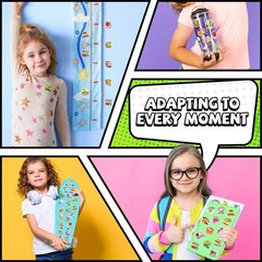 360PCS Scratch and Sniff Scented Stickers for Kids, Teachers & Classrooms