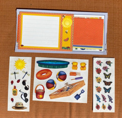 Creative Memories Little Landscapes Spring & Summer Die Cut Shapes + 3 Stickers
