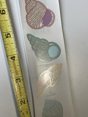 1 Mrs Grossmans Seashells Stickers Opalescent Iridescent Sea Beach Shell Ocean