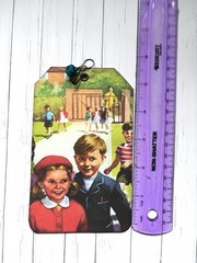 Vintage Journaling Tags large
