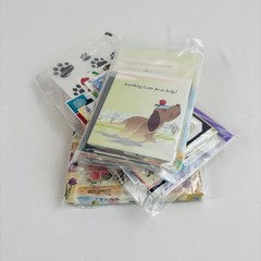 Mixed Lot of Stationary Stickers Cards Some Hallmark Misc Greetings