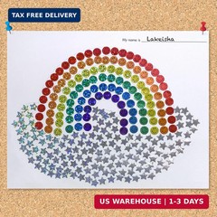 Colorful Sparkle Smiles Stickers Value Pack (1300 Stickers)