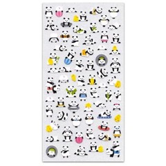 CUTE PLAYING PANDA STICKERS Bear Animal Sticker Sheet Kawaii Kid Craft Scrapbook