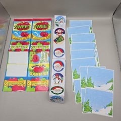 Huge Lot (1000+) Teacher Scrapbooking Stickers- Disney, Scratch-n-Sniff, Sparkle