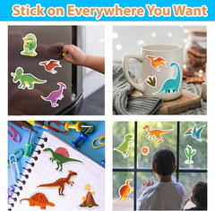 Reusable Sticker Book for Kids 1-3, Jelly Sticker Books for Toddlers 2-4 Years,