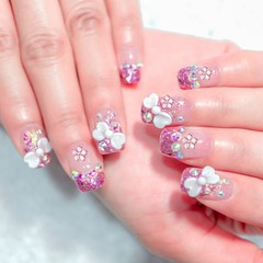 5 Sheet/180 Pcs Flower Self-Adhesive Rhinestone Sticker Light Yellow