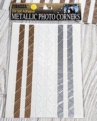 Pioneer 5 Packs Self Adhesive Metallic Photo Corner1020 Photo Album Stickers New