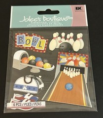 New Jolee’s Boutique BOWLING ALLEY Dimensional Stickers