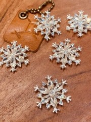 Christmas rhinestone snowflakes (set of 4)