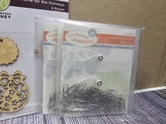 Huge LOT Fun Stampers Journey BUTTONS, letters, clips, frames, embellishments