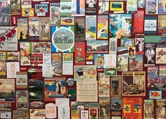 Travel Vacation Themed Bundle 96 Pieces, USA States Road Trip Kit Cutouts Cards