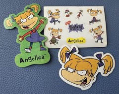 Lot Rugrats Colorful Sticker NOS Cartoons Nickelodeon Decal Angelica Chuckie