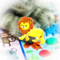 3D Puffy Stickers for Kids Resuable Foam Sticker for Toddler, Boys, Girls, Scrap